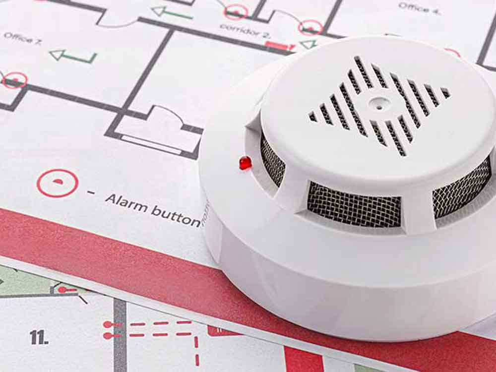 Fire Safety evacuation plans and smoke alarm